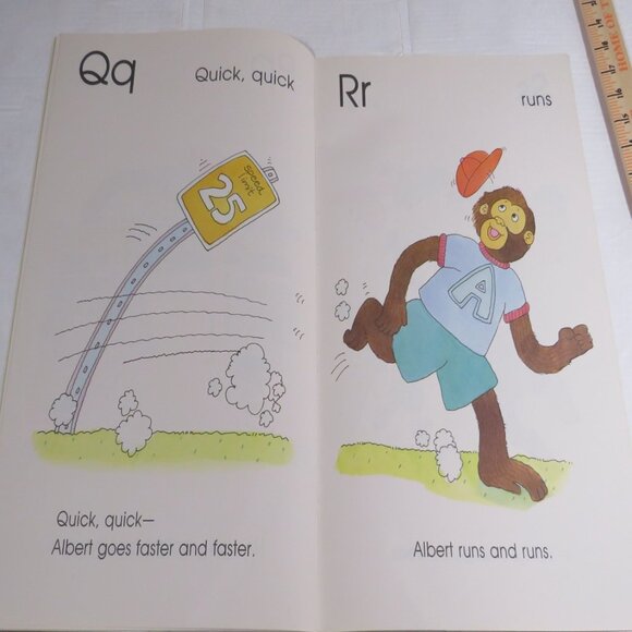 Here Comes Hungry Albert Alphabet BIG BOOK (almost 2 feet tall) Classroom - Picture 7 of 11